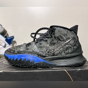 2021 Men's Nike Kyrie 7 Grind Black Lime Ice Orange Size 8.5 Used Rare